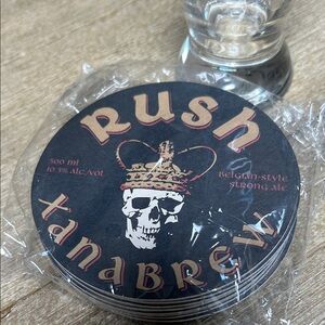 Rush Xanabrew Drink Coasters, Limited Edition